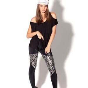 Blackmilk wallpaper spartan leggings